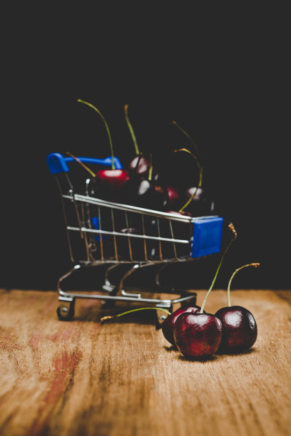 新鲜有机樱桃图片下载