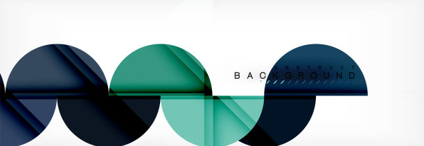 圆抽象背景，几何插图图片下载