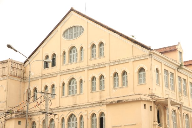 越南胡志明市的传统建筑图片下载