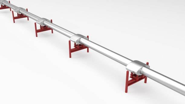 石油输送管道三维渲染图片下载