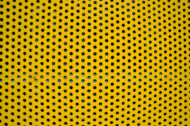 黄色的穿孔板图片下载