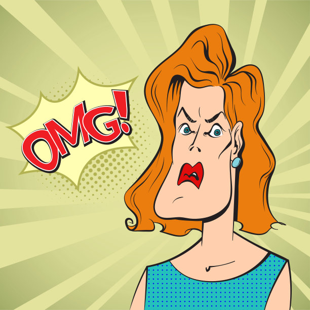 女人震惊图片下载