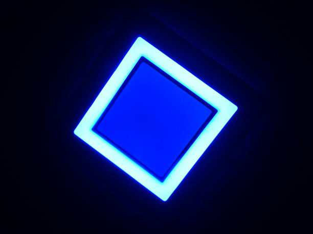 蓝色正方形45度图片下载