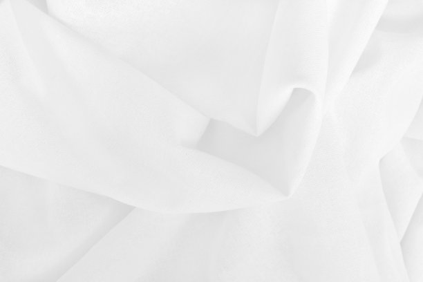 白色棉布面料纹理背景，天然纺织品无缝图案。图片下载