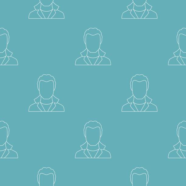 人的化身模式矢量无缝图片下载