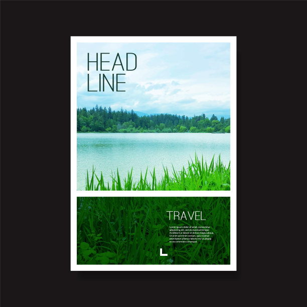 传单或封面设计-河畔图片下载