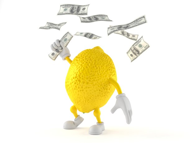 柠檬人物抓钱图片下载