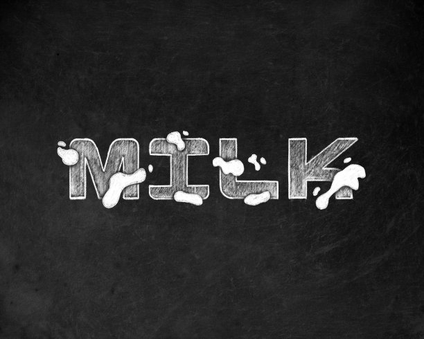 牛奶排版图片下载