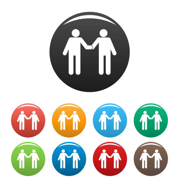 协议图标设置颜色向量图片下载