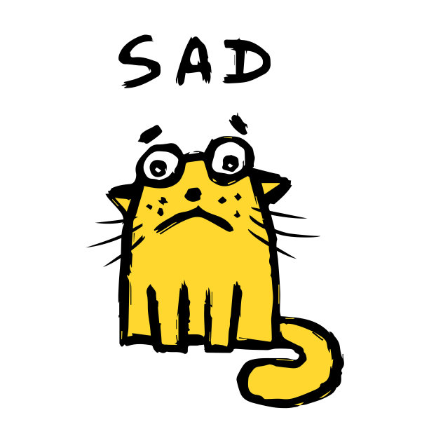 伤心的橘猫图片下载