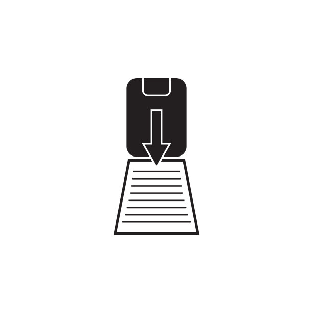 打印在纸上的图标。印刷厂插图元素。优质的图形设计图标。标志和符号收集图标为网站，网页设计，移动应用程序图片下载