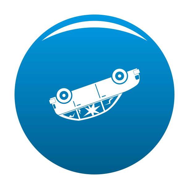 把汽车图标矢量蓝色图片下载