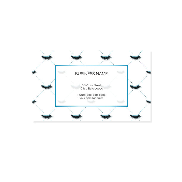 化妆师名片矢量模板图片下载