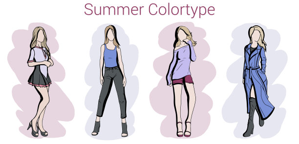 时尚女性colortype图片下载