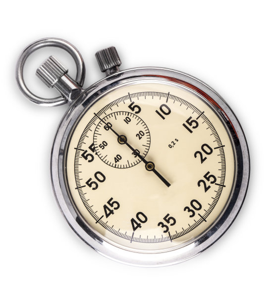 秒表孤立在白色背景上图片下载