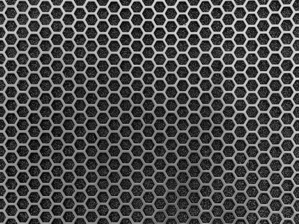深色金属网眼纹理图片下载