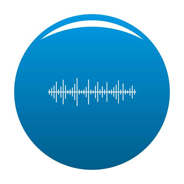 均衡器效果图标蓝色矢量图片下载