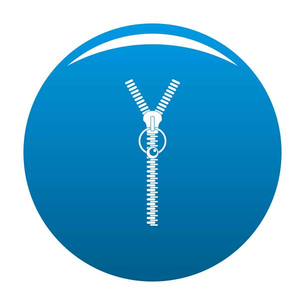 毛衣zip图标向量蓝色图片下载