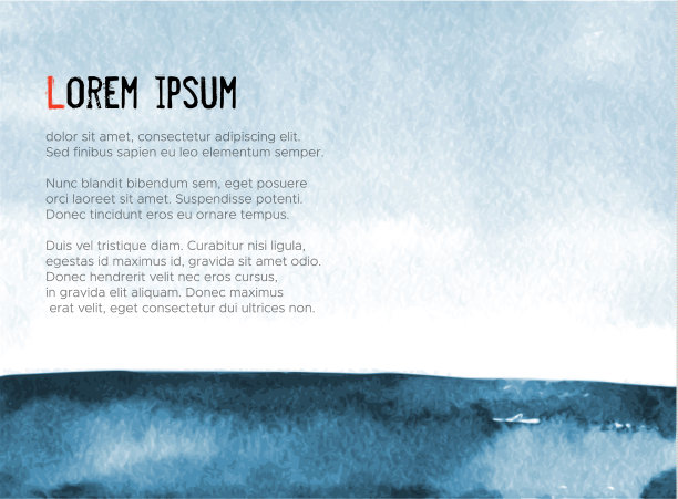 蓝色水墨画。传统的日本水墨画。图片下载