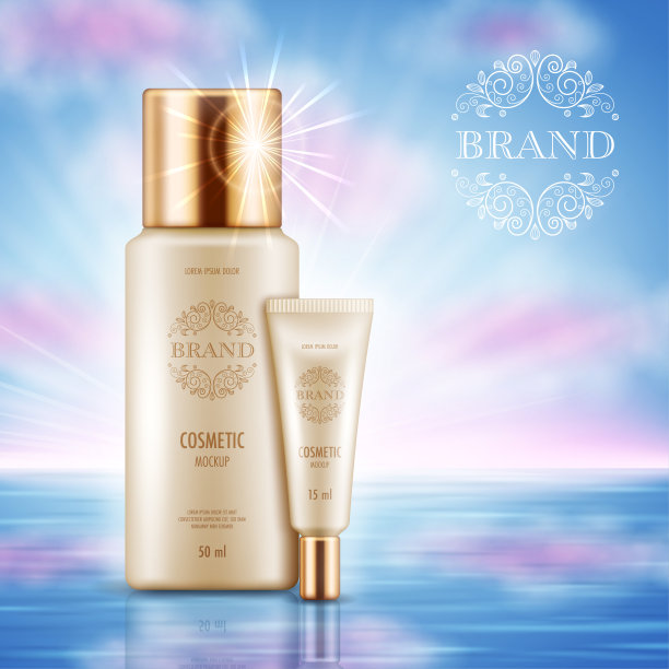 化妆品广告的海报图片下载