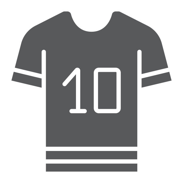 运动t恤符号，服装和运动t恤符号，矢量图形，白色背景上的立体图案，eps 10。图片下载