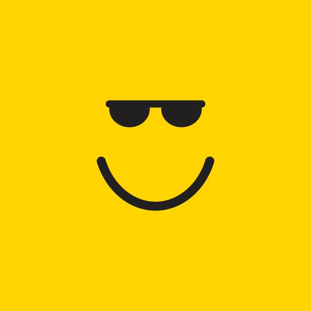 微笑矢量模板设计插图图片下载