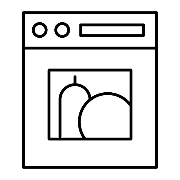 炉灶细线图标。炊具矢量插图孤立在白色。烤箱轮廓风格设计，专为网页和应用。Eps 10。图片下载