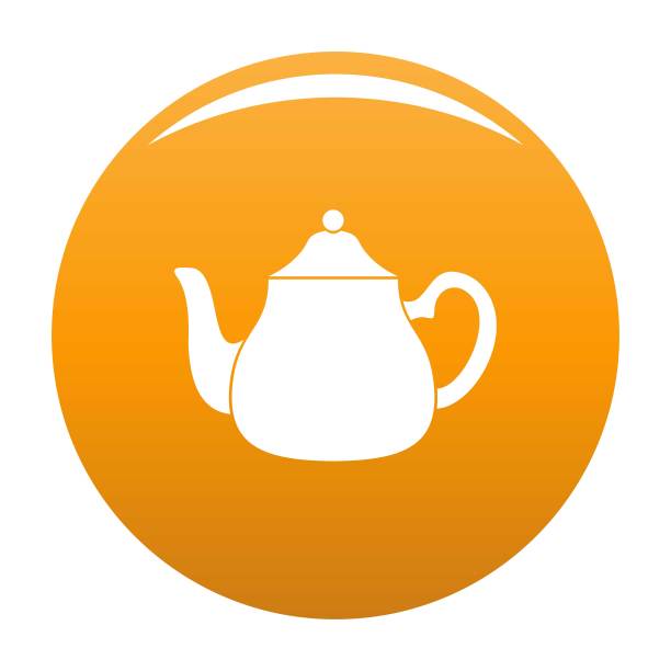 大水壶图标矢量橙色图片下载