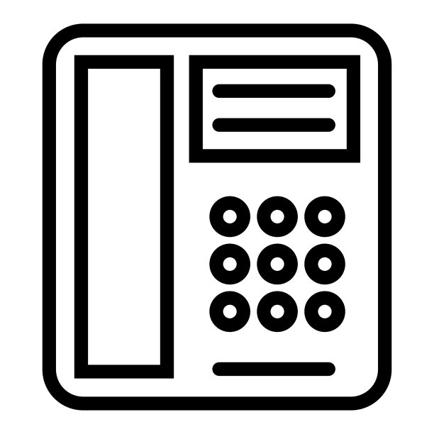 电话图标。电话矢量插图孤立在白色。旧电话大纲风格设计，专为网页和应用程序。Eps 10。图片下载