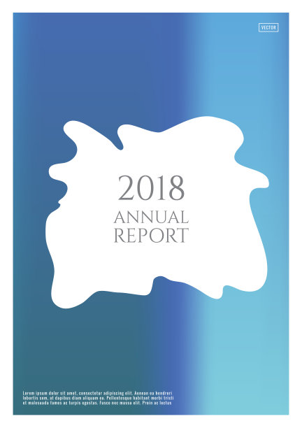 蓝色封面设计模板。图片下载