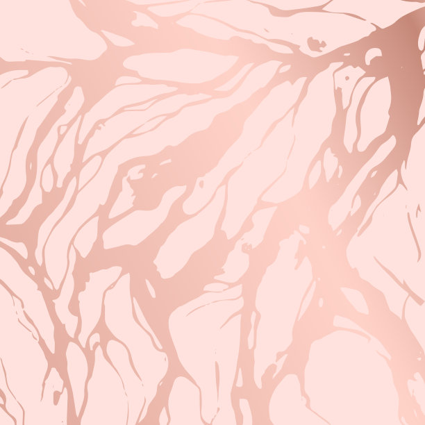 粉金色大理石抽象图案，石头背景，矢量插图。图片下载