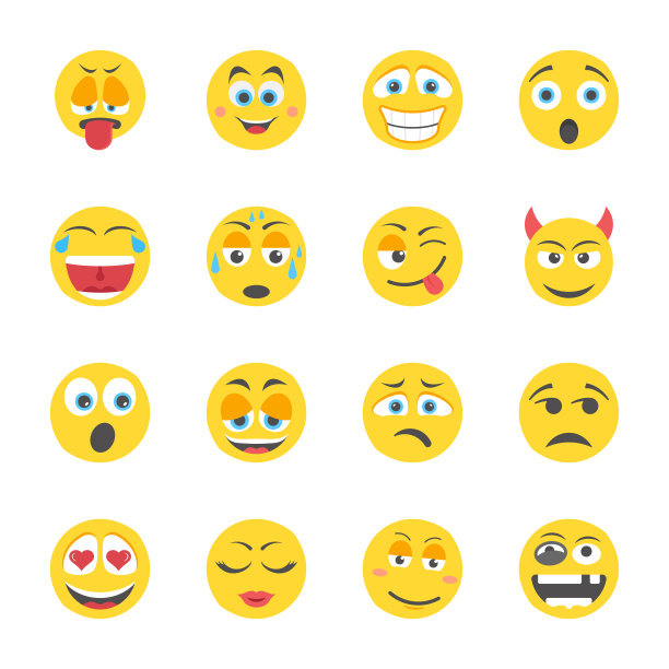 Emoji等距图标图片下载