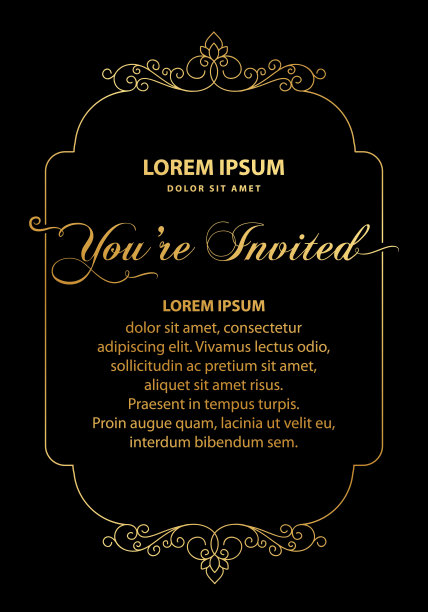 黄金框架图片下载