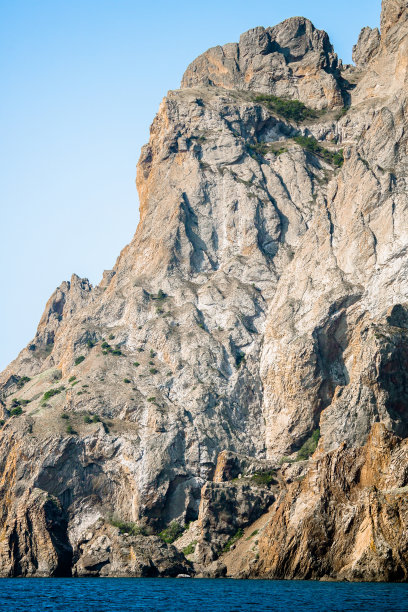 克里米亚的海岸岩石图片下载