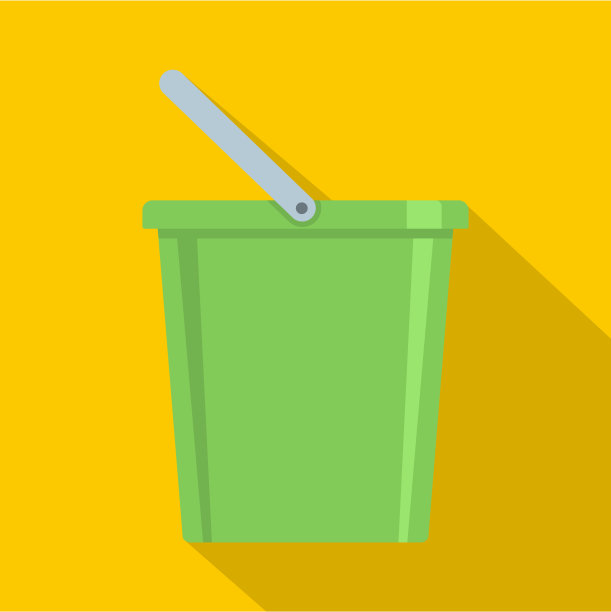 国产桶形图标，扁平化风格图片下载