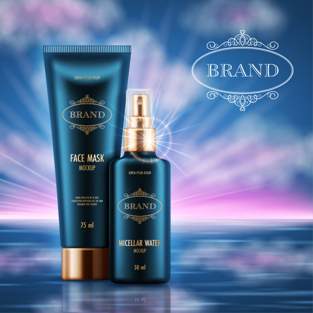 化妆品广告的海报图片下载