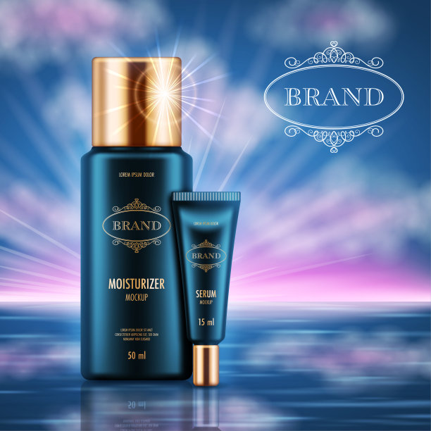 化妆品广告的海报图片下载