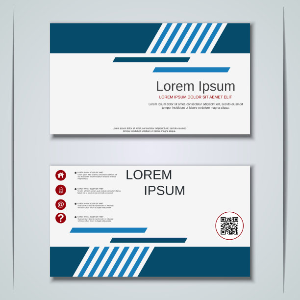 商务拜访卡矢量设计模板图片下载