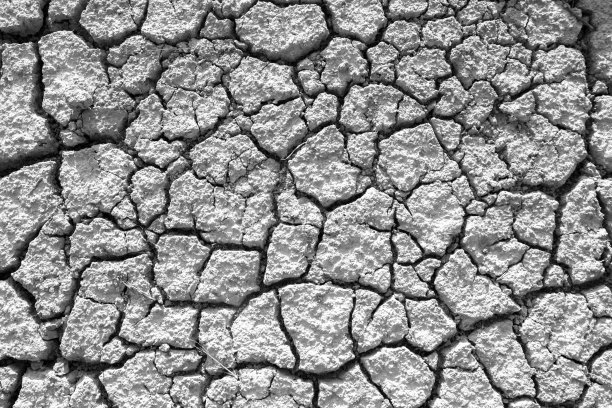 黑白裂土纹理背景图片下载