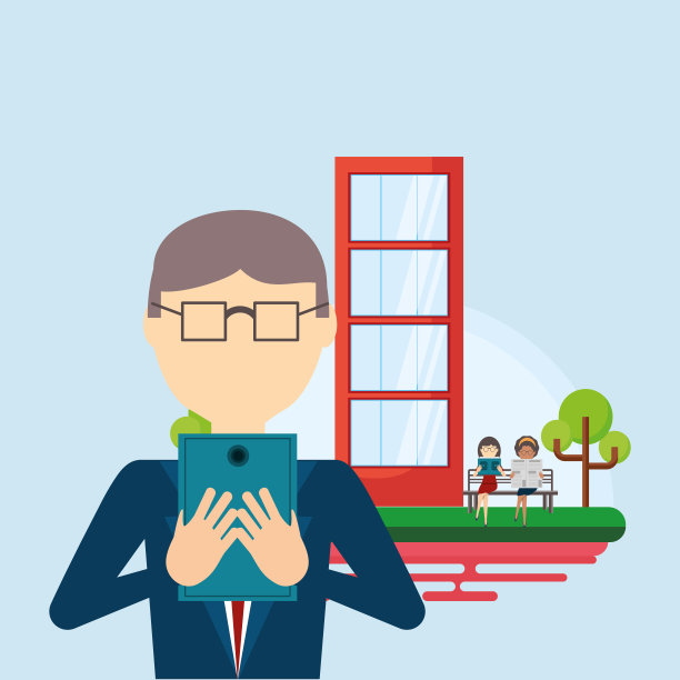 使用手机的商人图片下载