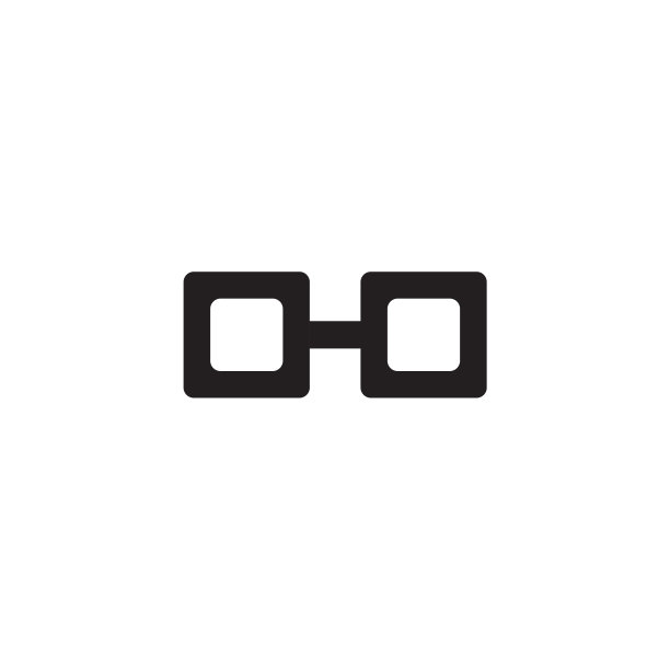 眼镜图标孤立在白色背景图片下载