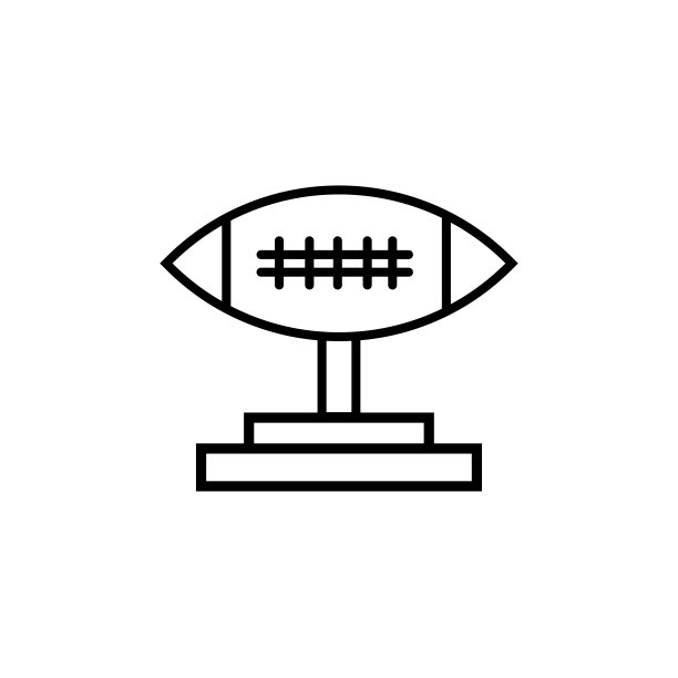 足球奖杯图标向量标志和符号孤立的白色背景，足球奖杯标志的概念图片下载