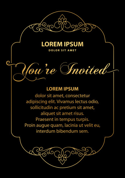 黄金框架图片下载