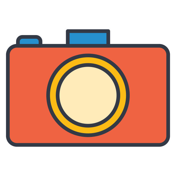 细线旅行图标设置相机图片下载