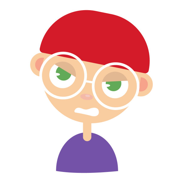 年轻人脸上，愤怒的表情，卡通向量插图。帅哥皱眉，感到苦恼，沮丧，闷闷不乐，心烦意乱。愤怒的表情图片下载