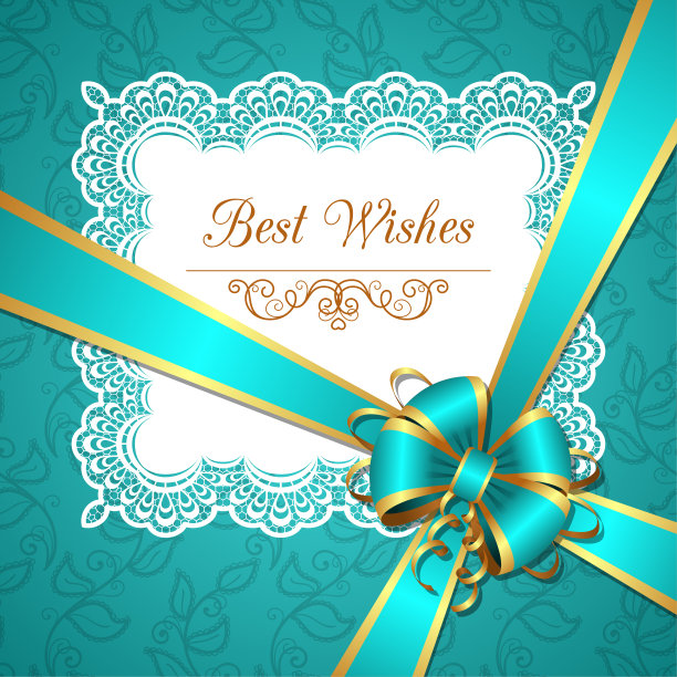 带蝴蝶结的贺卡图片下载