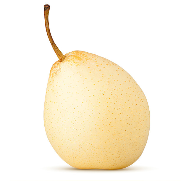 梨花孤立在白色背景，剪辑路径，全景深的领域图片下载