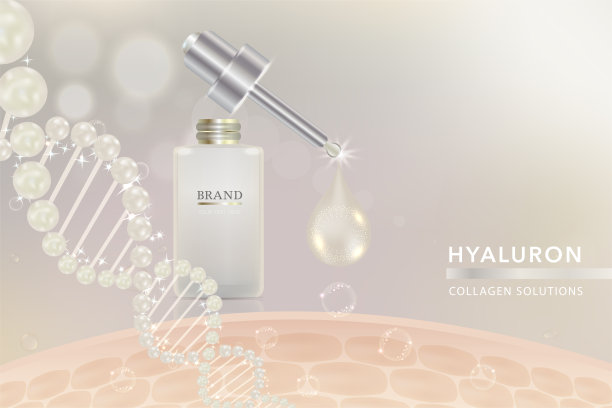 美容产品，白色化妆品容器与广告背景准备使用，豪华皮肤护理广告。图片下载