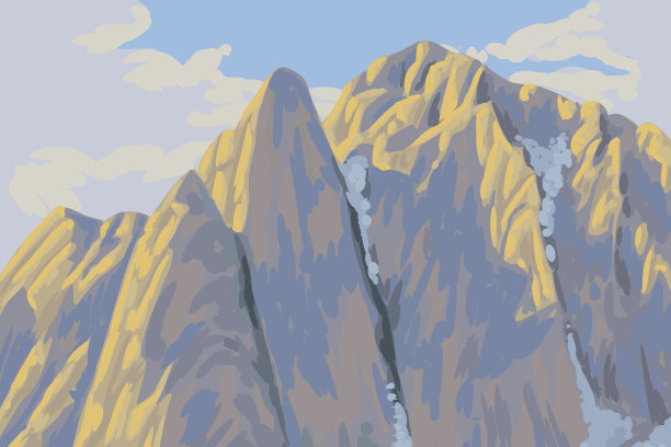 美丽的冬天的风景图片下载