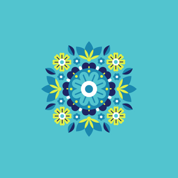 装饰花和叶图片下载